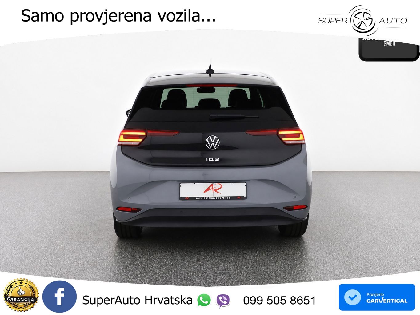 Volkswagen ID.3 Pro 62 kWh (204 KS) LED+GR SJED+ACC
