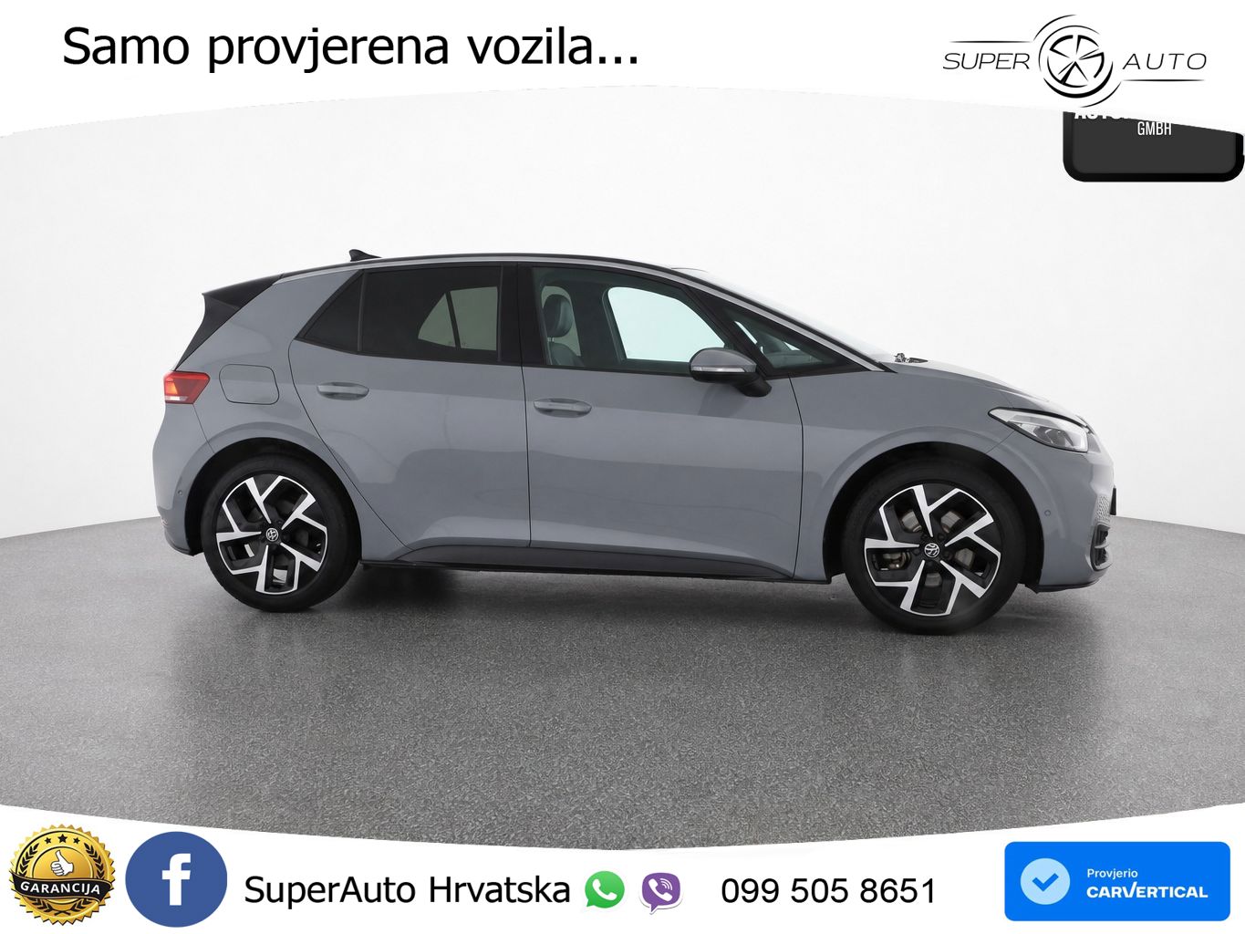 Volkswagen ID.3 Pro 62 kWh (204 KS) LED+GR SJED+ACC