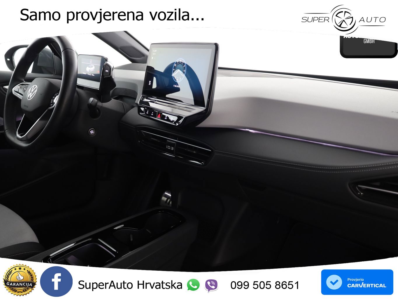 Volkswagen ID.3 Pro 62 kWh (204 KS) LED+GR SJED+ACC