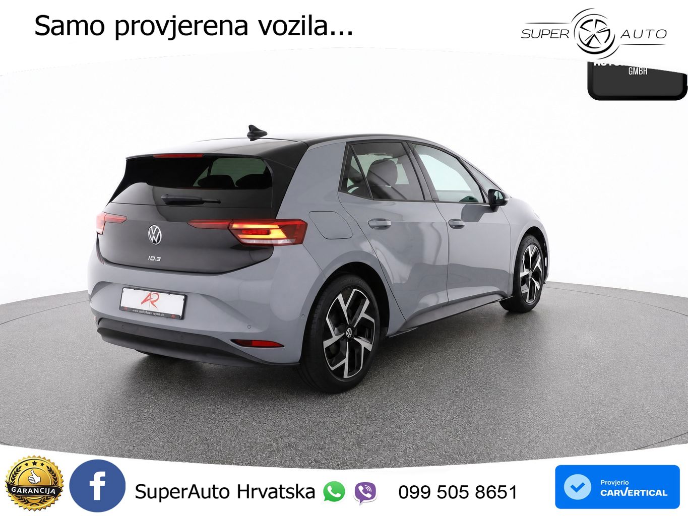 Volkswagen ID.3 Pro 62 kWh (204 KS) LED+GR SJED+ACC