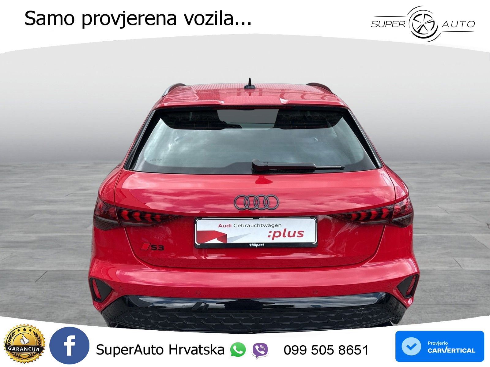 Audi S3 2.0 TFSI (333 KS) quattro S tronic LED+GR SJED+ACC