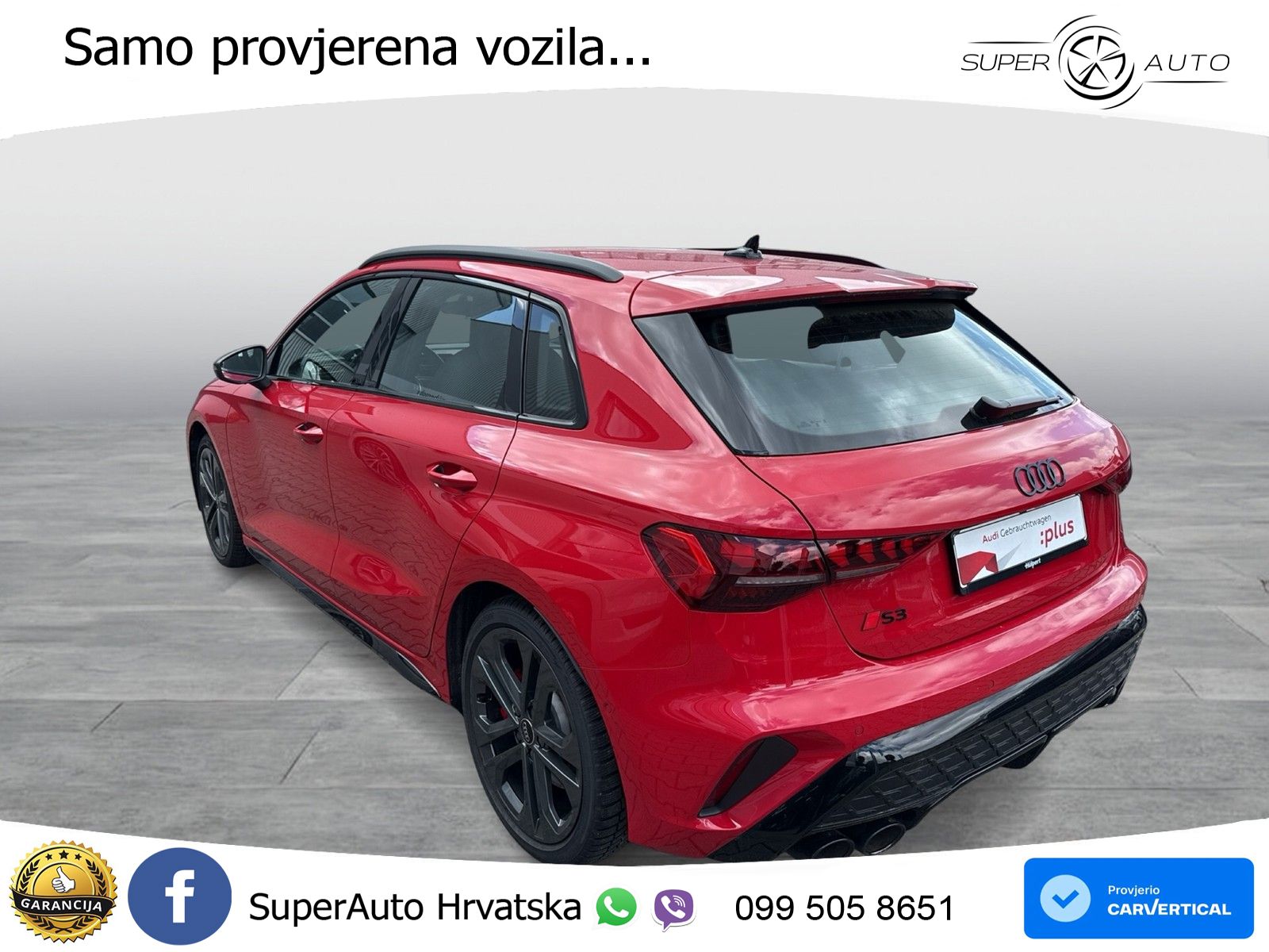Audi S3 2.0 TFSI (333 KS) quattro S tronic LED+GR SJED+ACC