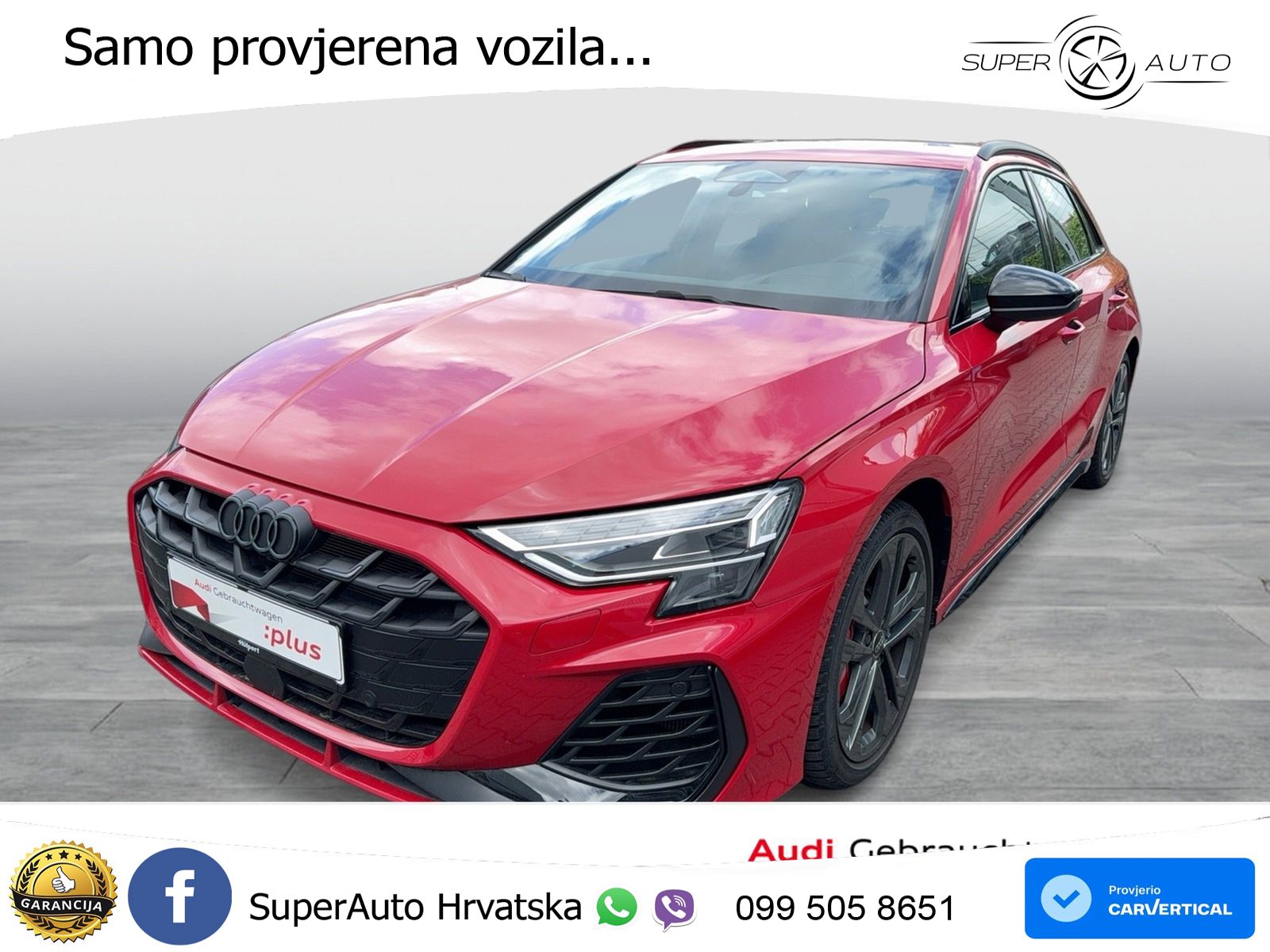 Audi S3 2.0 TFSI (333 KS) quattro S tronic LED+GR SJED+ACC