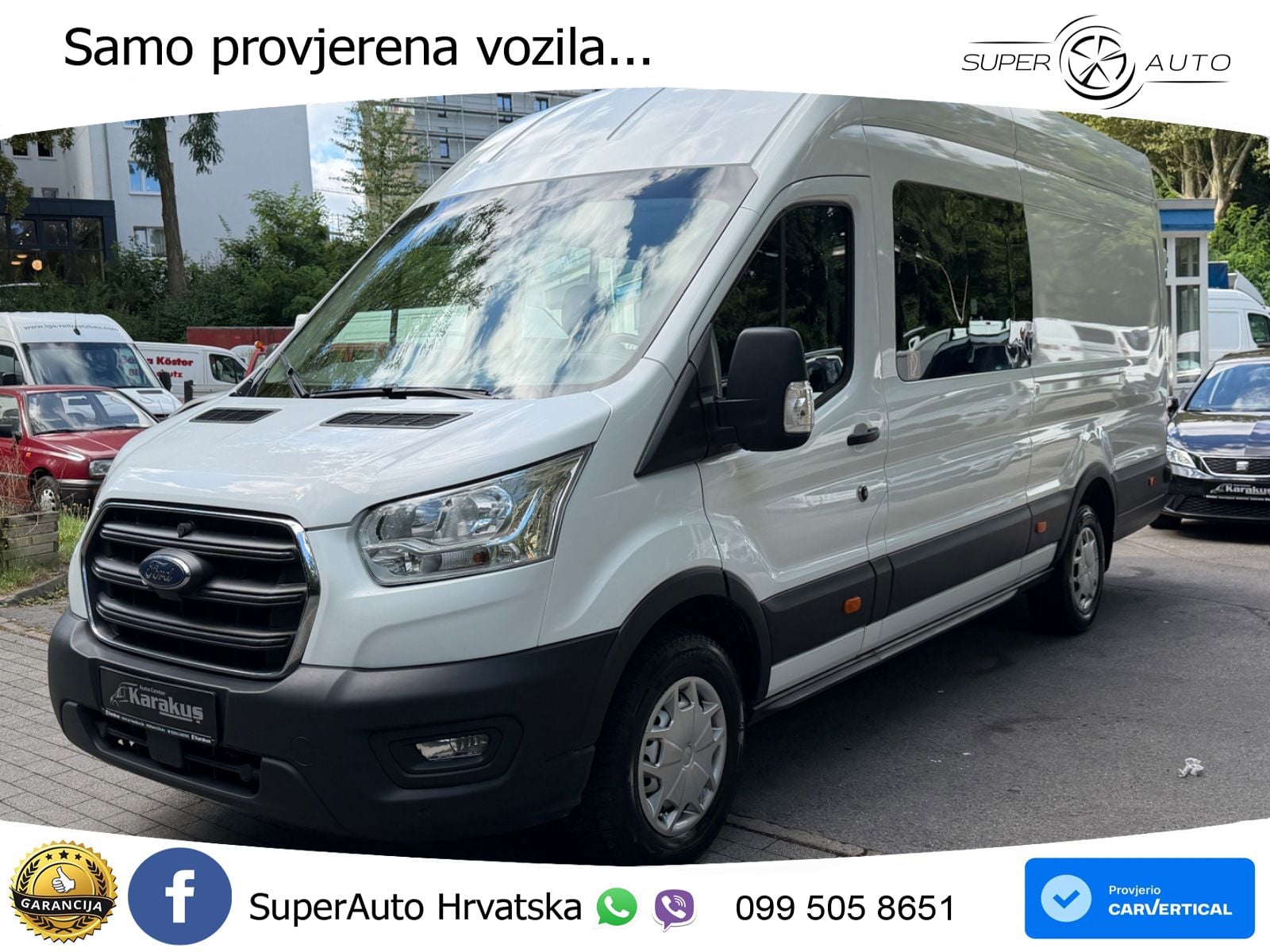 Ford Transit Kasten 350 L4H3 Trend MAXI DOKA *KAMERA* 170 KS