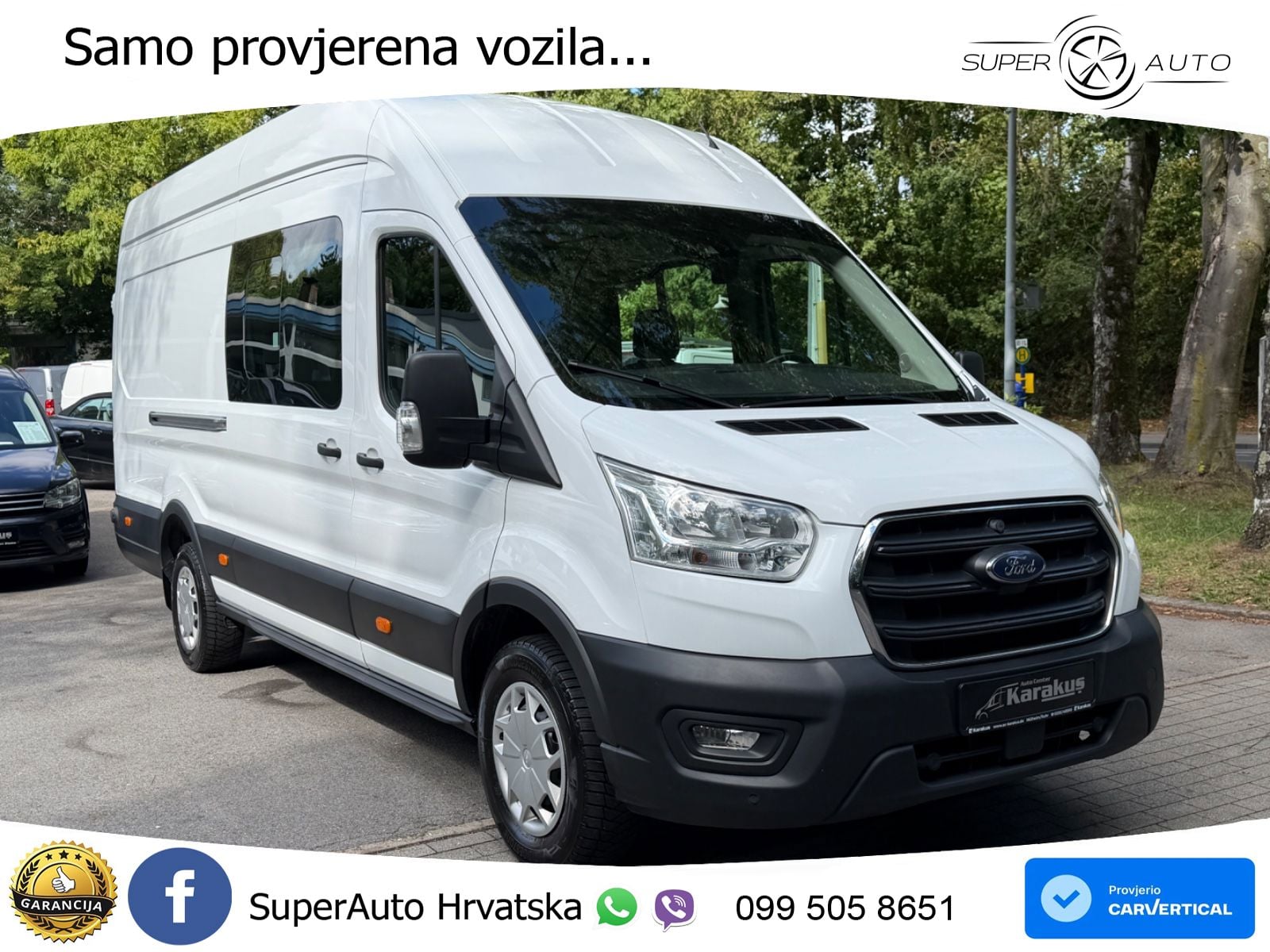 Ford Transit Kasten 350 L4H3 Trend MAXI DOKA *KAMERA* 170 KS
