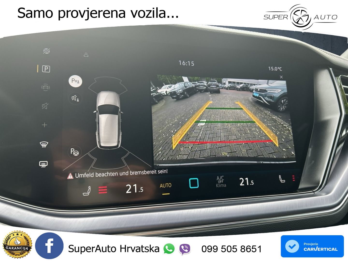 Volkswagen Touareg 3.0 V6 TDI (231 KS) 4MOTION Tiptronic ZRAČNI+ACC+4xGR SJED+KAM