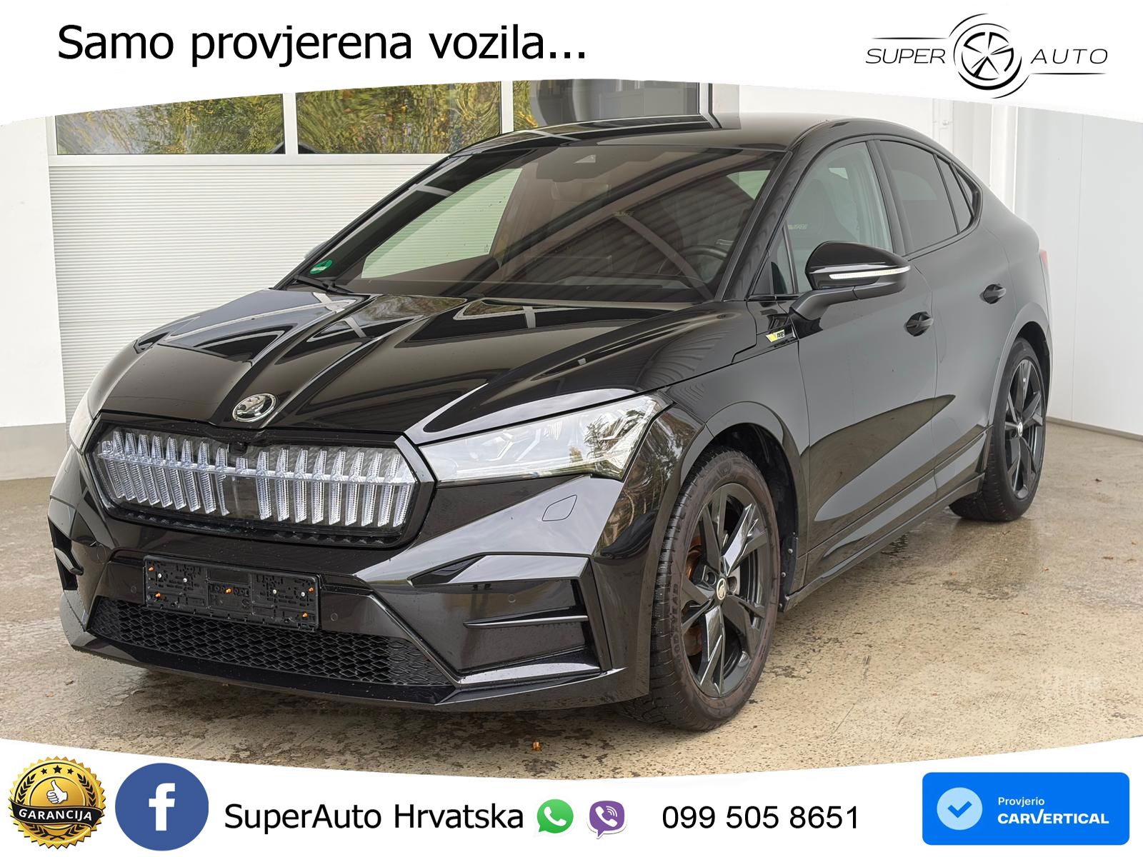 Škoda Enyaq iV RS 82 kWh (299 KS) AWD MATRIX+GR SJED+KAM
