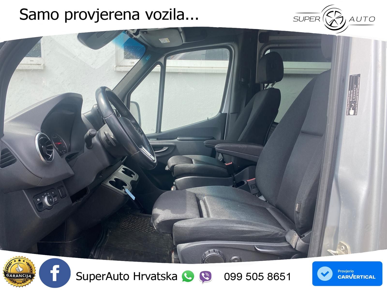 Mercedes-Benz Sprinter 319 Mixto L3H2*5-Sitzer*LKW*LED*KAM*1Hd 190 KS
