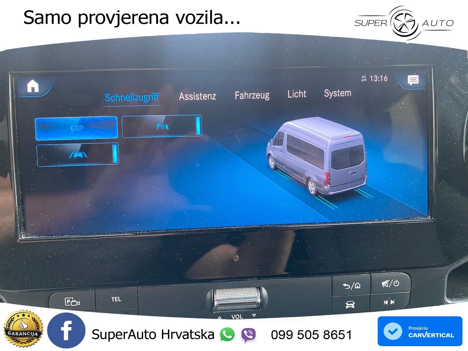 Mercedes-Benz Sprinter 319 Mixto L3H2*5-Sitzer*LKW*LED*KAM*1Hd 190 KS