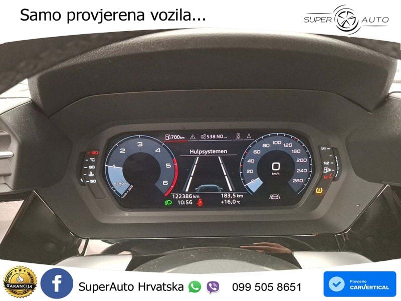 Audi A3 Limuzina 30 TDI (116 KS) LED+ACC