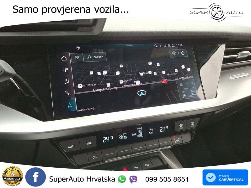 Audi A3 Limuzina 30 TDI (116 KS) LED+ACC