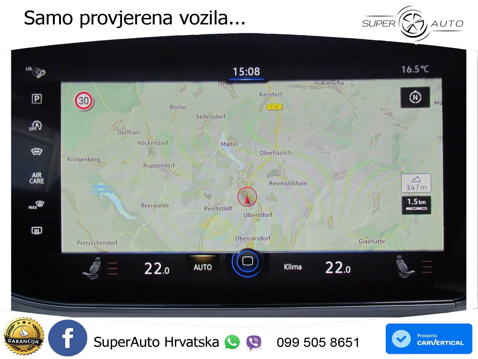 Volkswagen Touareg 3.0 V6 TDI (286 KS) 4MOTION Tiptronic R-Line ZRAČNI+ACC+GR SJED+KAM