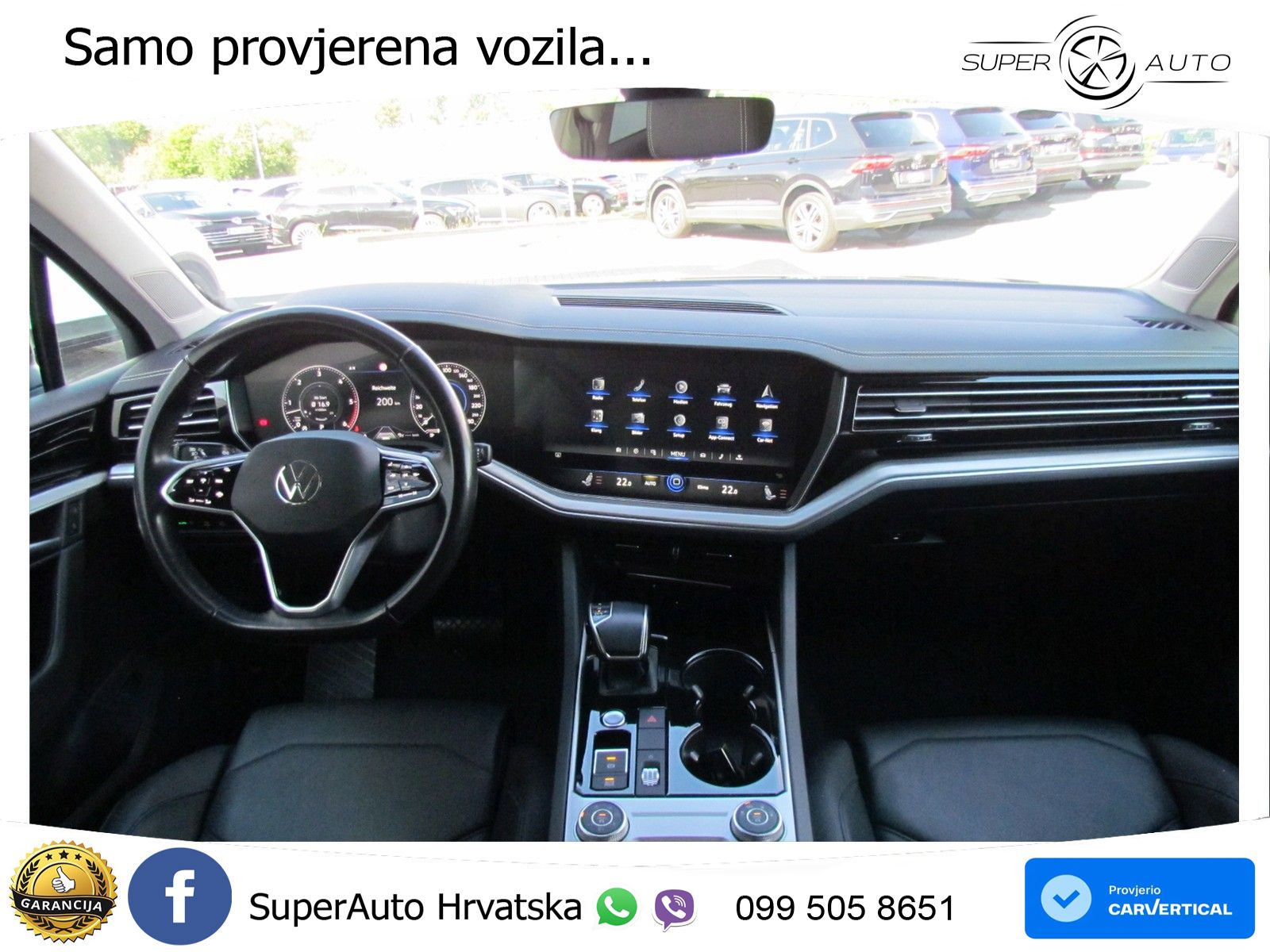 Volkswagen Touareg 3.0 V6 TDI (286 KS) 4MOTION Tiptronic R-Line ZRAČNI+ACC+GR SJED+KAM