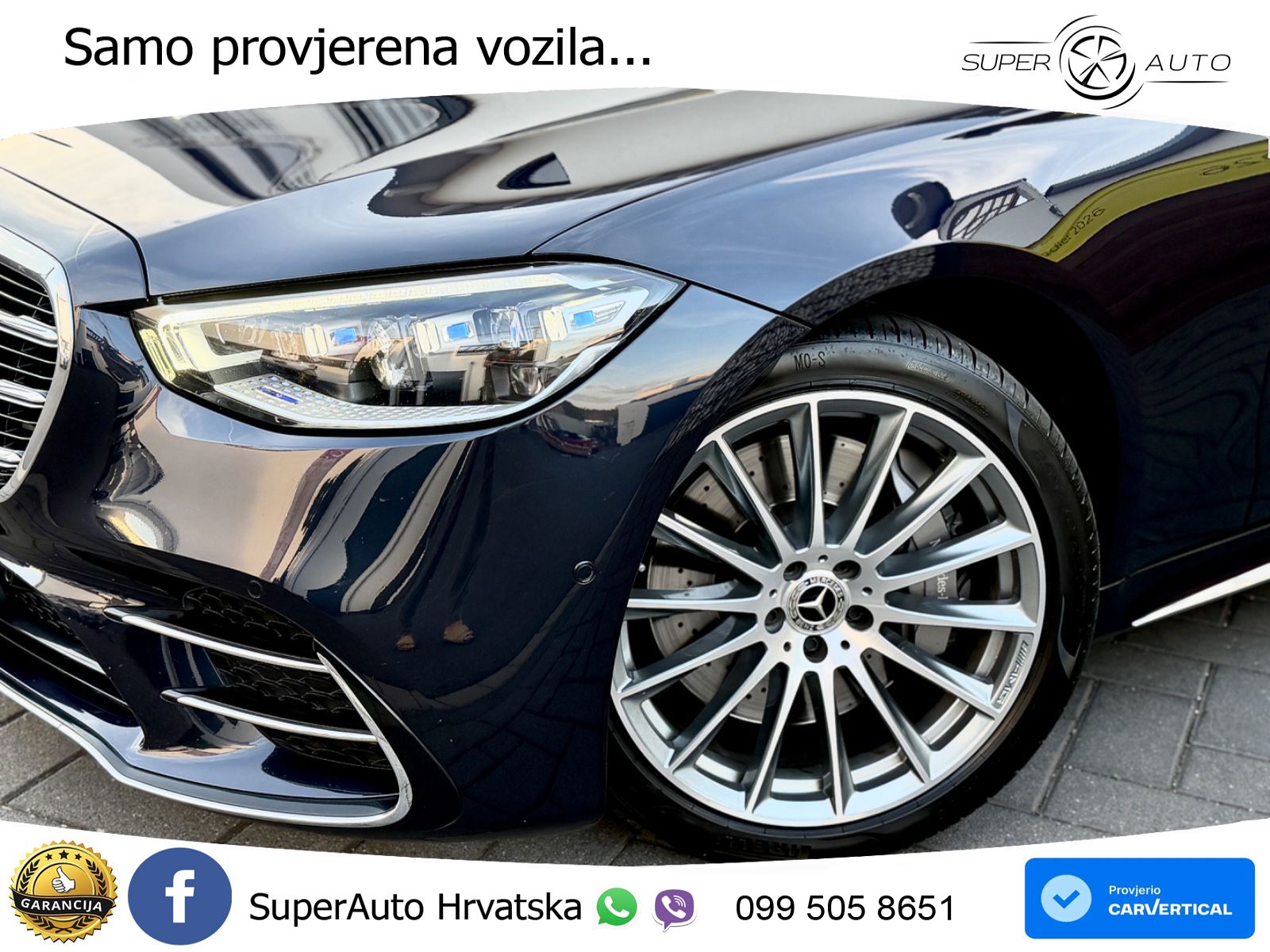 Mercedes S 580 V8 (503 KS) EQ Boost 4MATIC 9G-TRONIC AMG ACC+HEAD+4xGR SJED+360+PANO