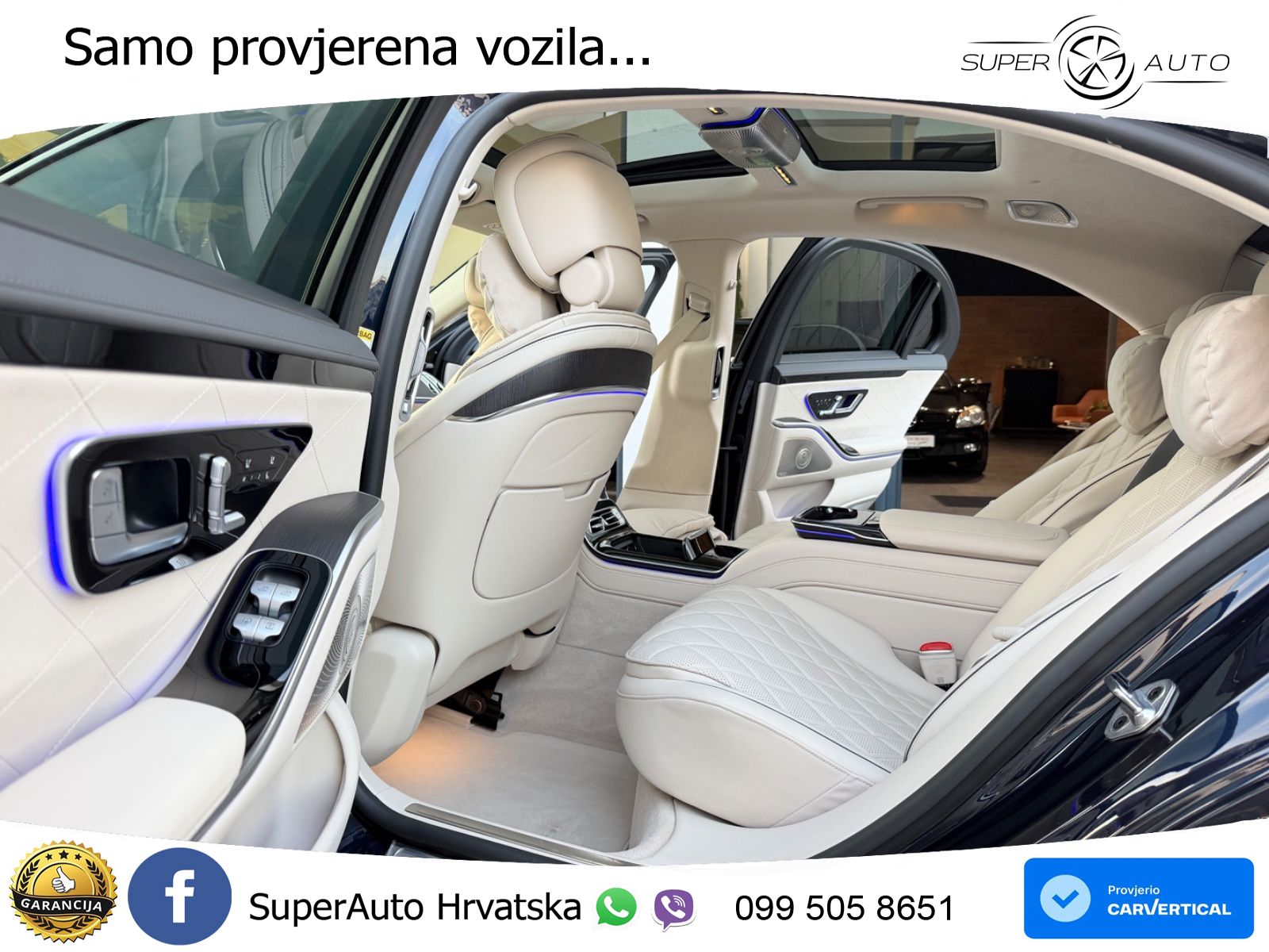 Mercedes S 580 V8 (503 KS) EQ Boost 4MATIC 9G-TRONIC AMG ACC+HEAD+4xGR SJED+360+PANO