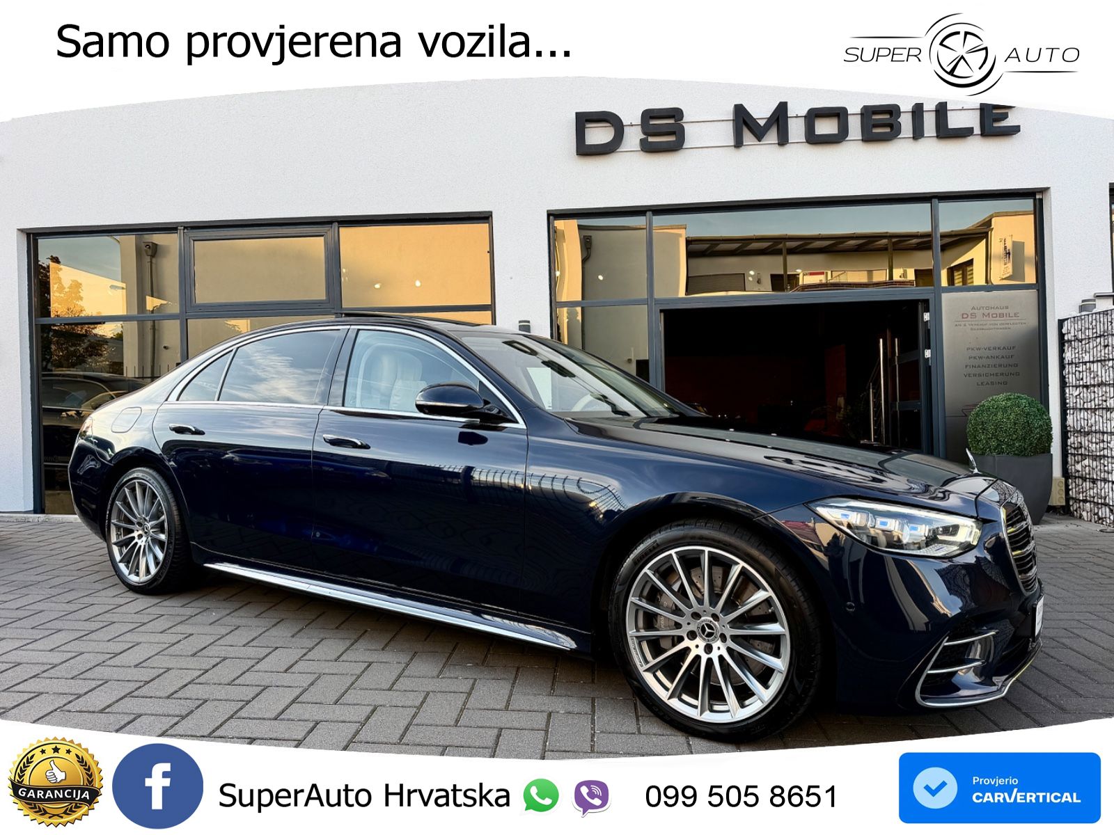 Mercedes S 580 V8 (503 KS) EQ Boost 4MATIC 9G-TRONIC AMG ACC+HEAD+4xGR SJED+360+PANO