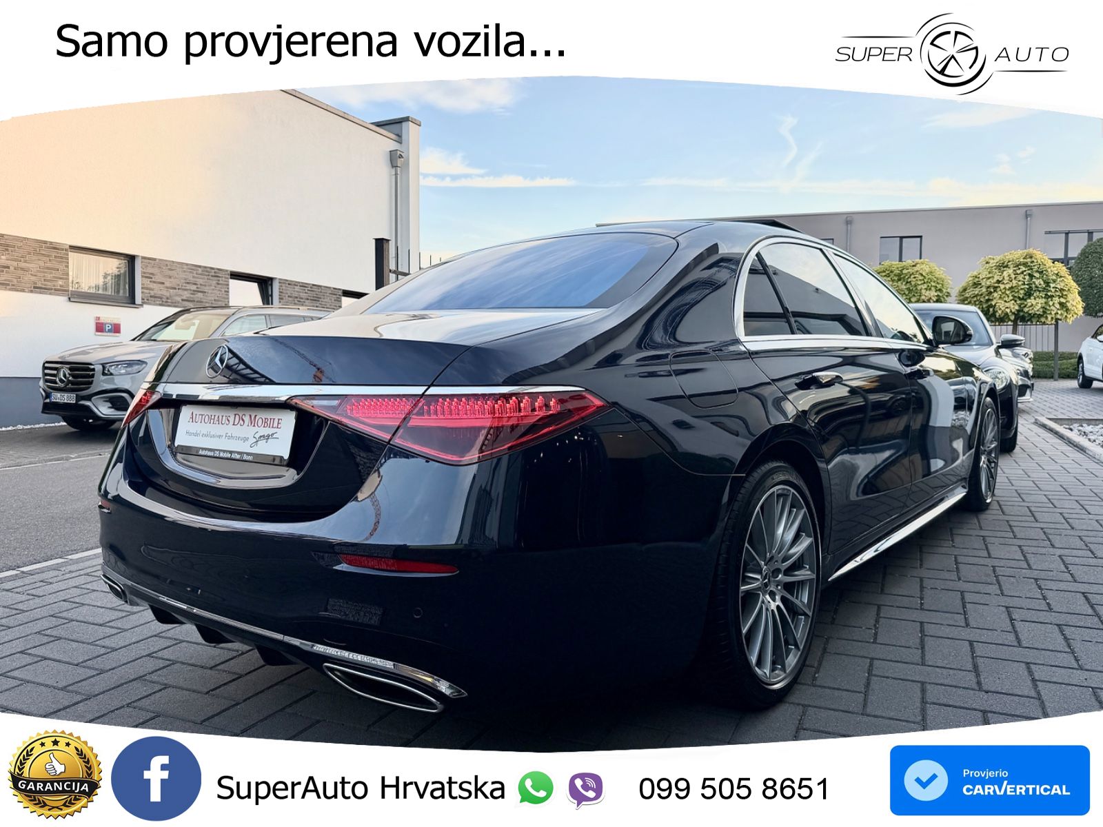 Mercedes S 580 V8 (503 KS) EQ Boost 4MATIC 9G-TRONIC AMG ACC+HEAD+4xGR SJED+360+PANO