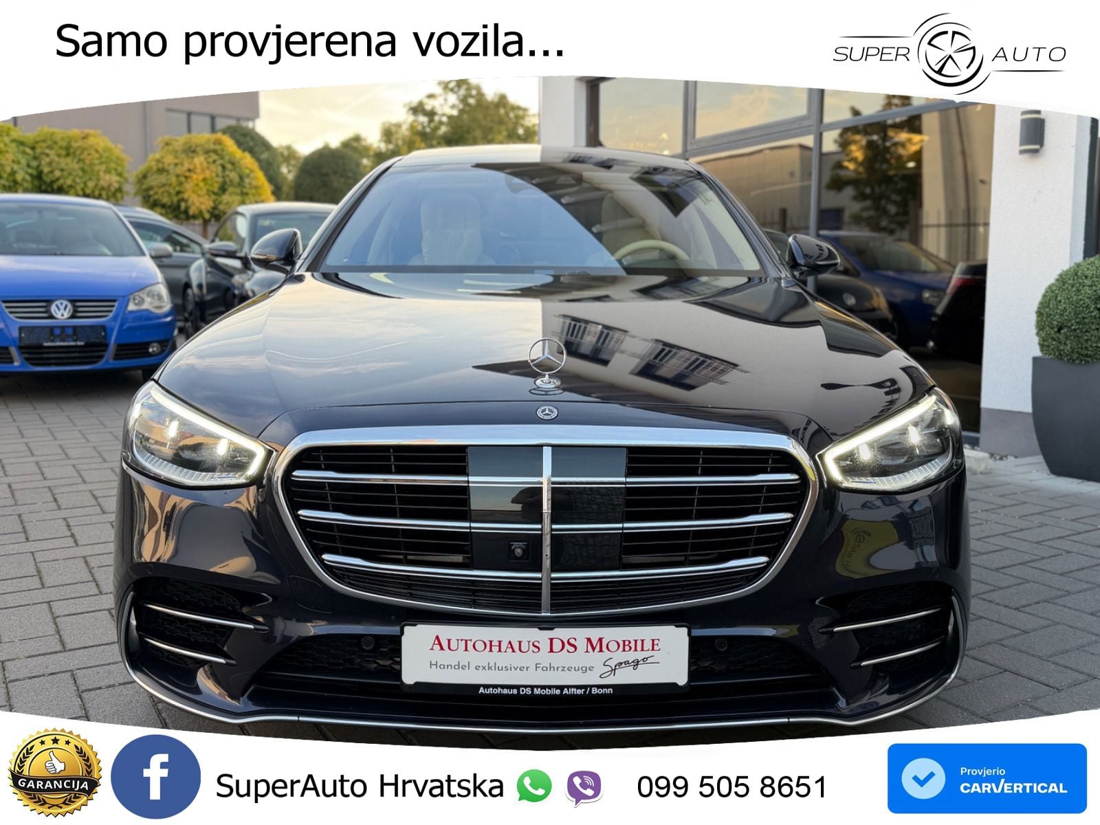 Mercedes S 580 V8 (503 KS) EQ Boost 4MATIC 9G-TRONIC AMG ACC+HEAD+4xGR SJED+360+PANO
