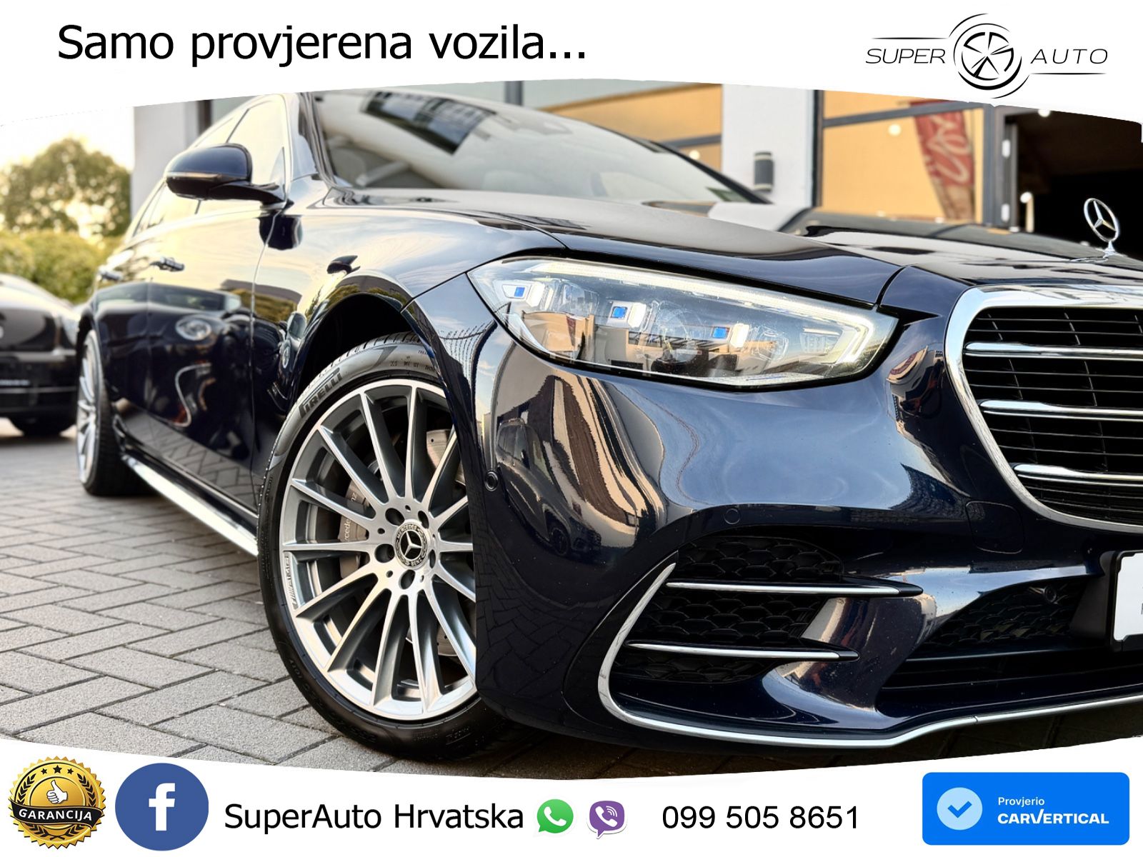 Mercedes S 580 V8 (503 KS) EQ Boost 4MATIC 9G-TRONIC AMG ACC+HEAD+4xGR SJED+360+PANO
