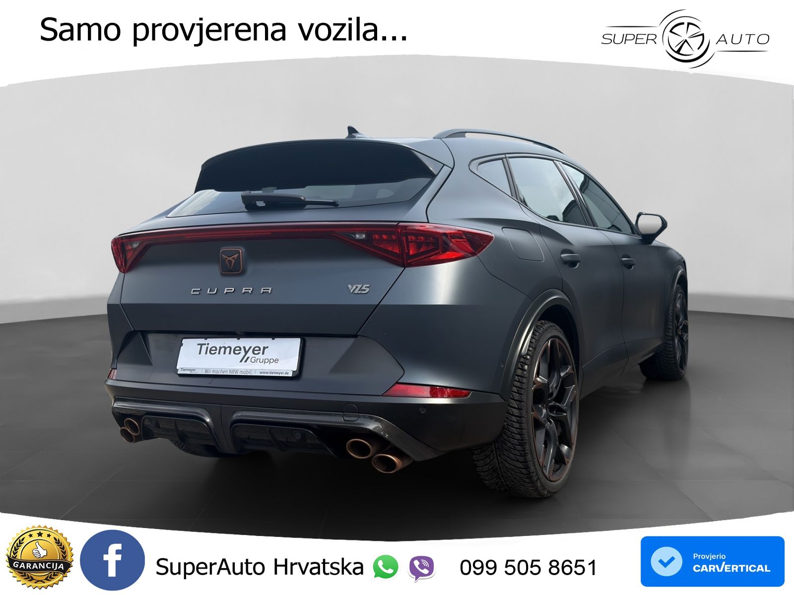 Cupra Formentor VZ5 2.5 TSI (390 KS) 4Drive DSG MATRIX+GR SJED+KAM