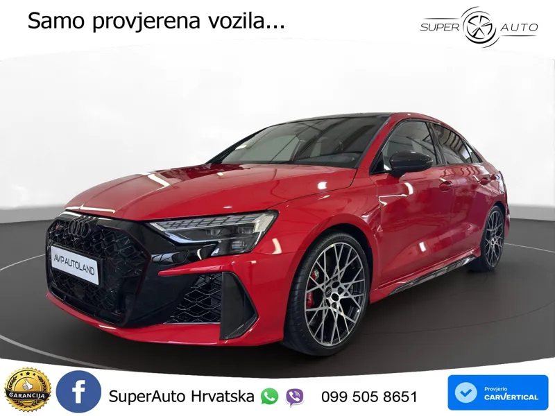 Audi RS3 Sedan 2.5 TFSI (400 KS) quattro S tronic LED+GR SJED+ACC