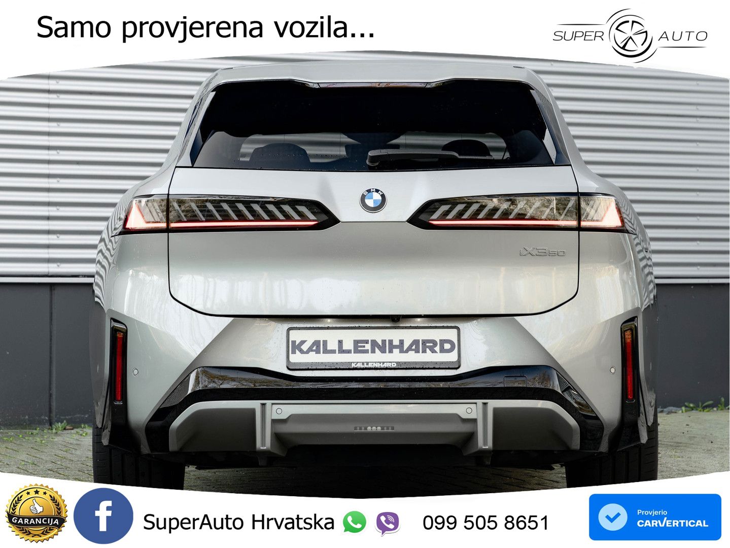 BMW iX3 50 108.7 kWh (469 KS) xDrive M Sport LED+GR SJED+ACC