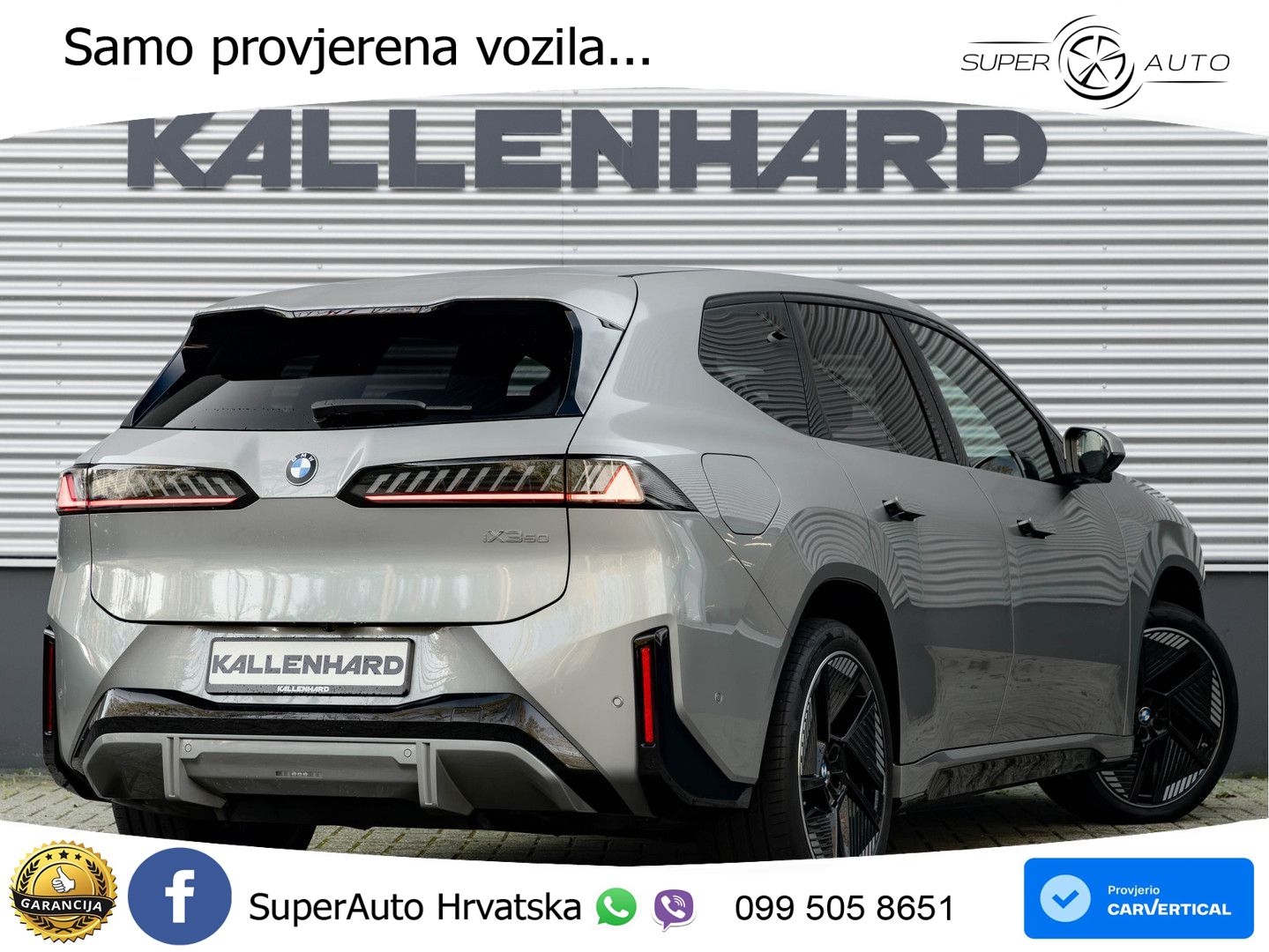 BMW iX3 50 108.7 kWh (469 KS) xDrive M Sport LED+GR SJED+ACC