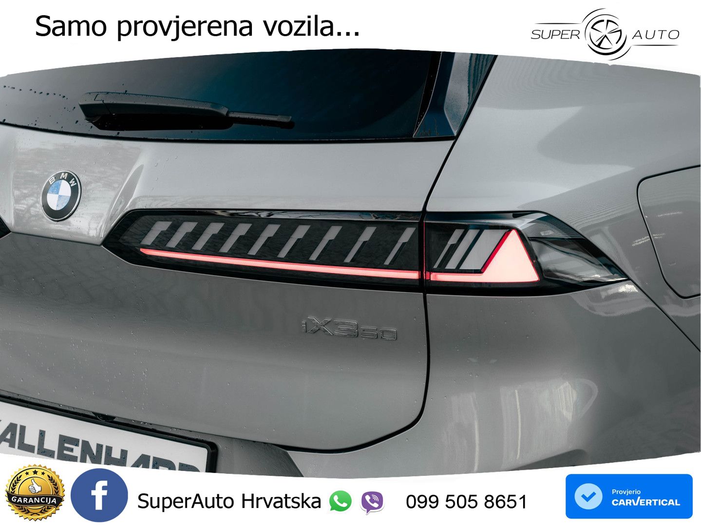 BMW iX3 50 108.7 kWh (469 KS) xDrive M Sport LED+GR SJED+ACC