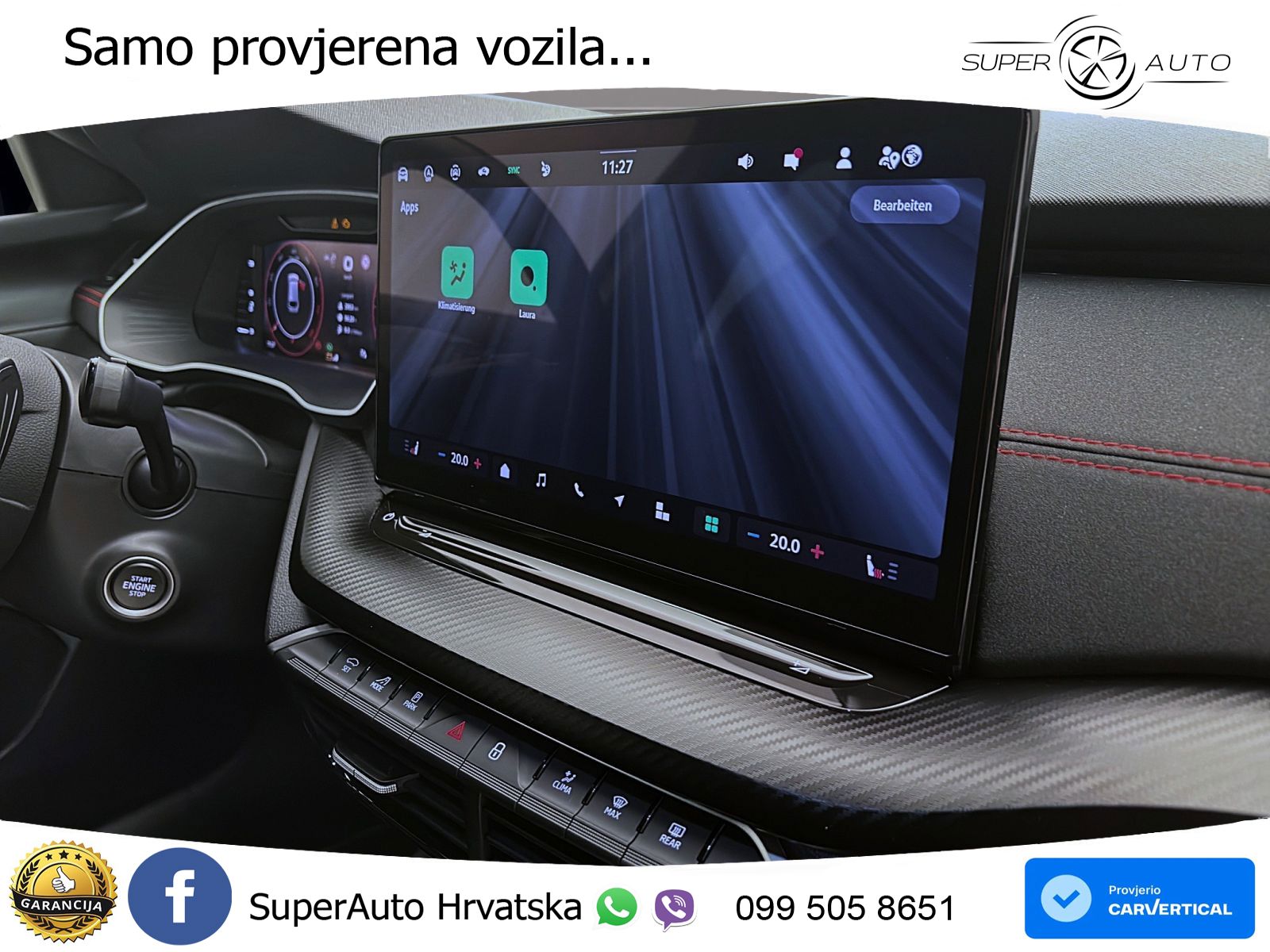 Škoda Octavia Combi RS 2.0 TSI (265 KS) DSG LED+GR SJED+ACC
