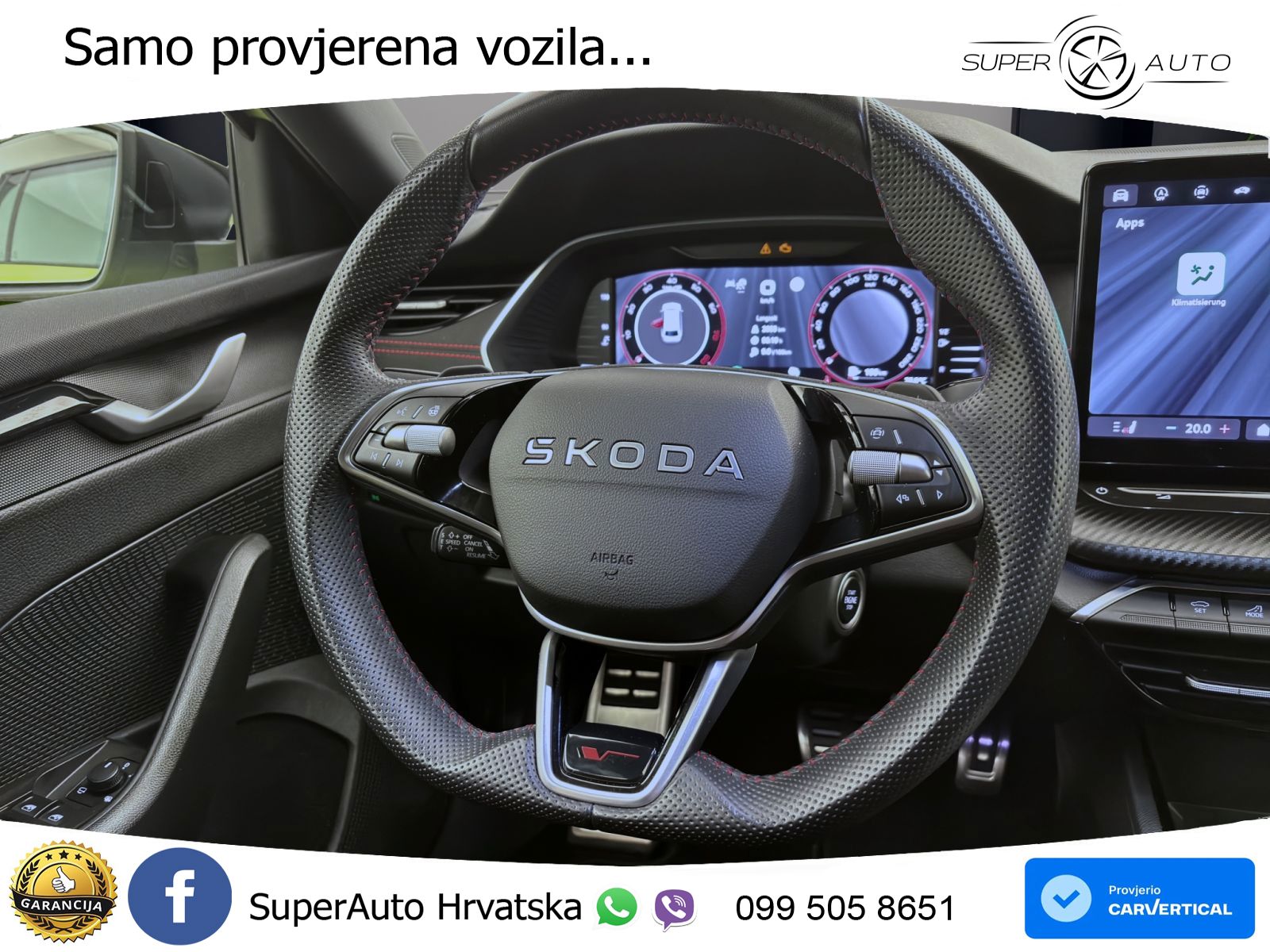 Škoda Octavia Combi RS 2.0 TSI (265 KS) DSG LED+GR SJED+ACC