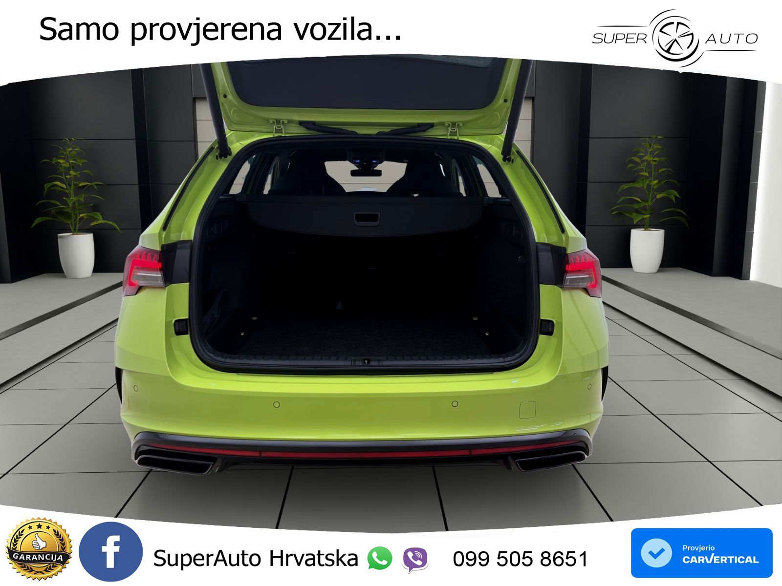 Škoda Octavia Combi RS 2.0 TSI (265 KS) DSG LED+GR SJED+ACC