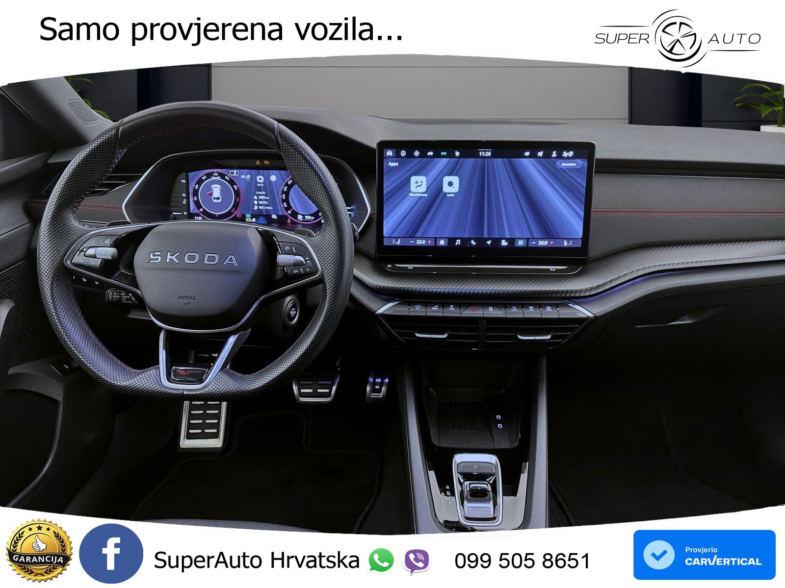 Škoda Octavia Combi RS 2.0 TSI (265 KS) DSG LED+GR SJED+ACC