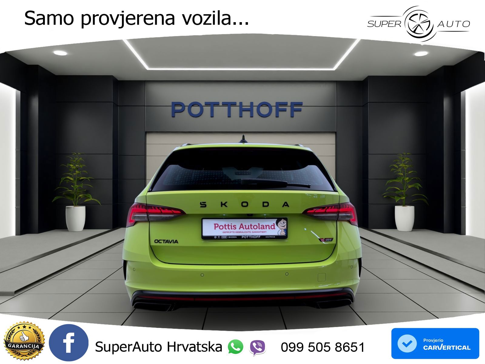 Škoda Octavia Combi RS 2.0 TSI (265 KS) DSG LED+GR SJED+ACC