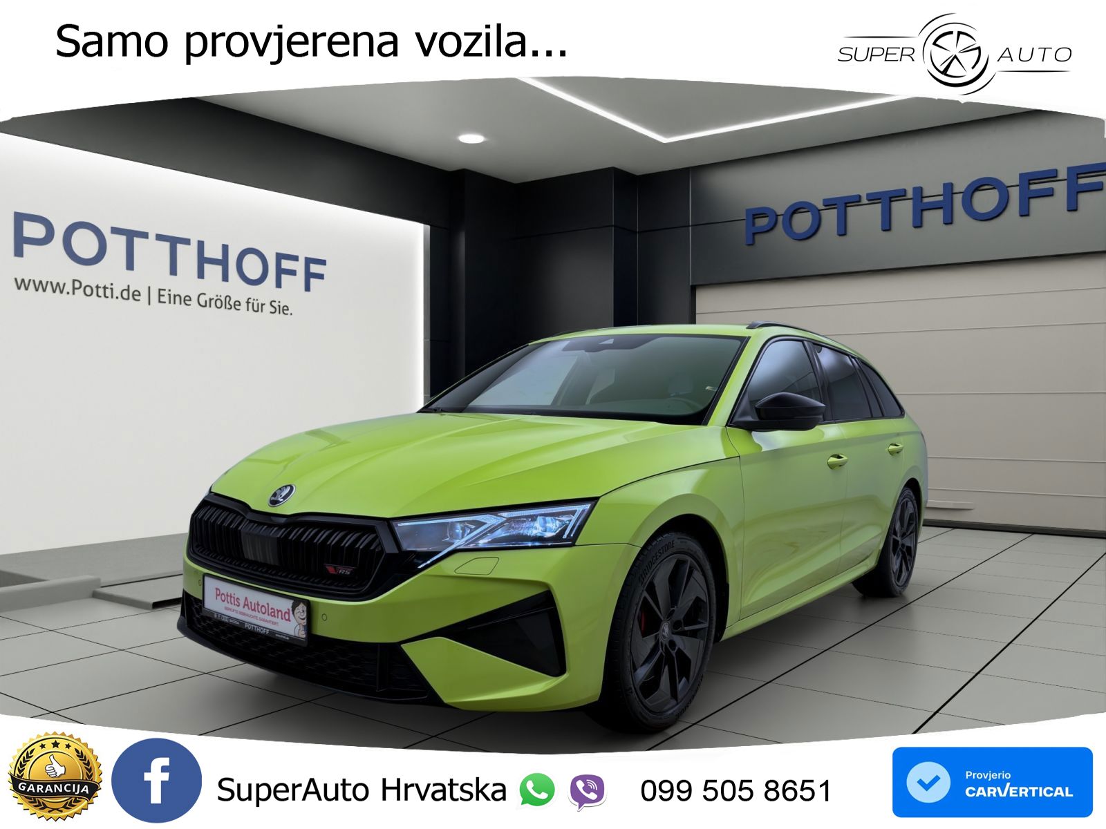Škoda Octavia Combi RS 2.0 TSI (265 KS) DSG LED+GR SJED+ACC