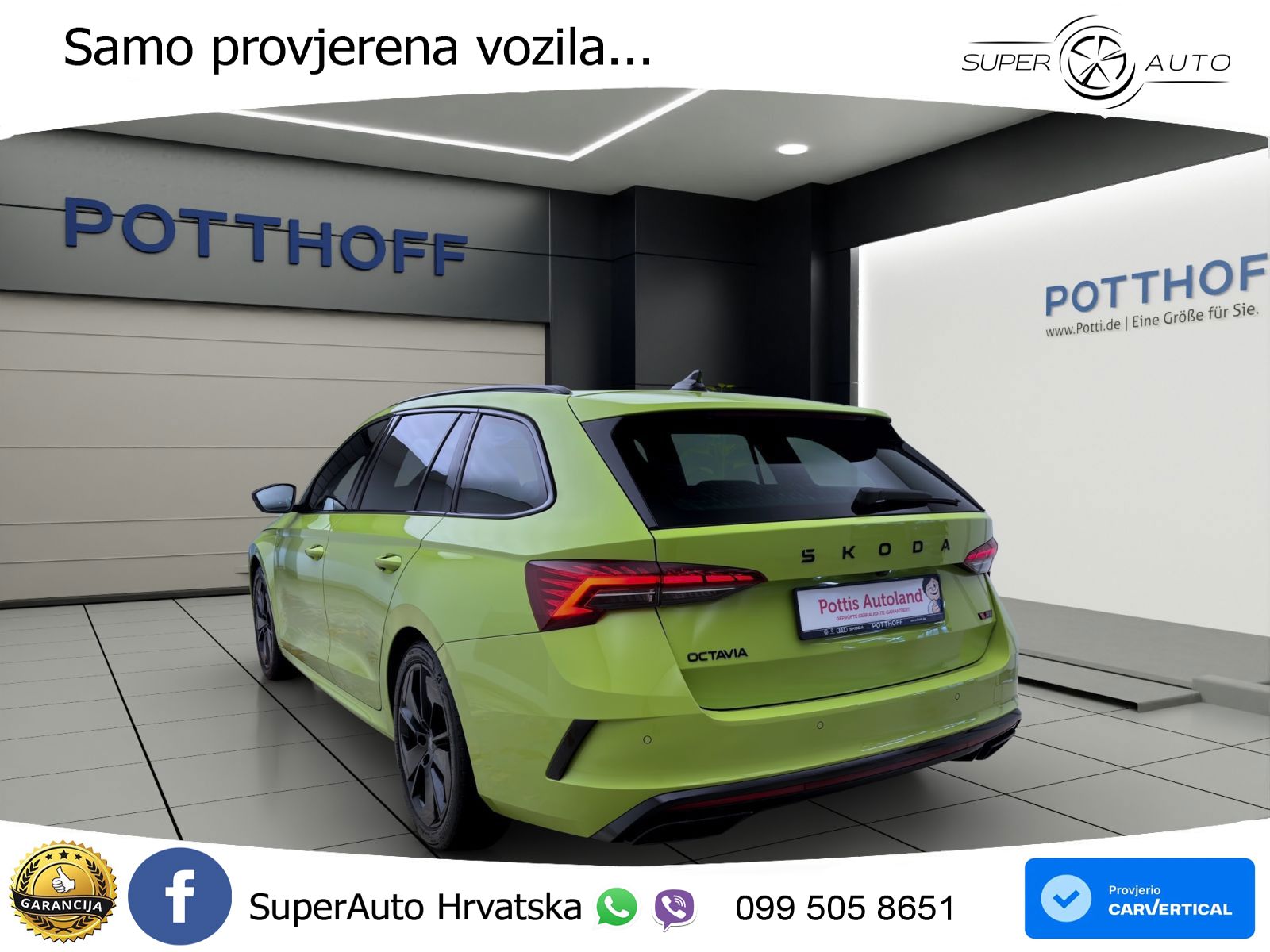 Škoda Octavia Combi RS 2.0 TSI (265 KS) DSG LED+GR SJED+ACC
