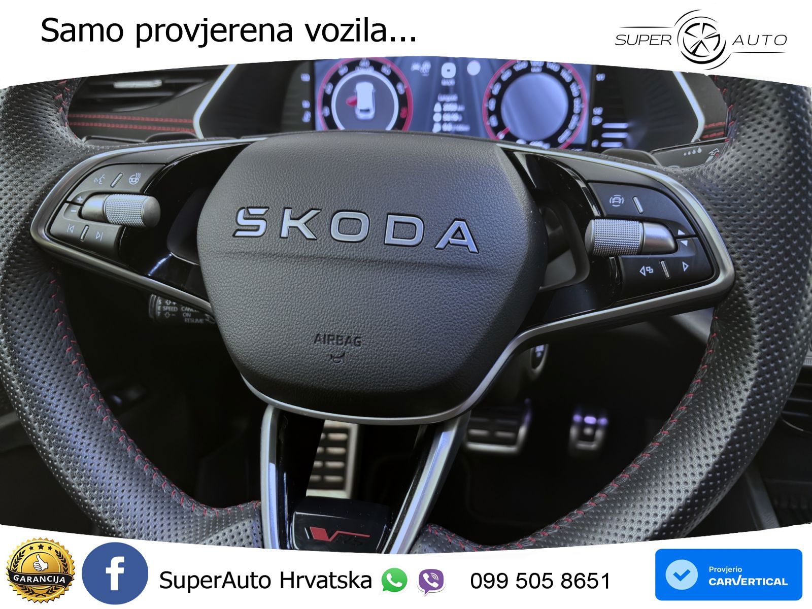 Škoda Octavia Combi RS 2.0 TSI (265 KS) DSG LED+GR SJED+ACC