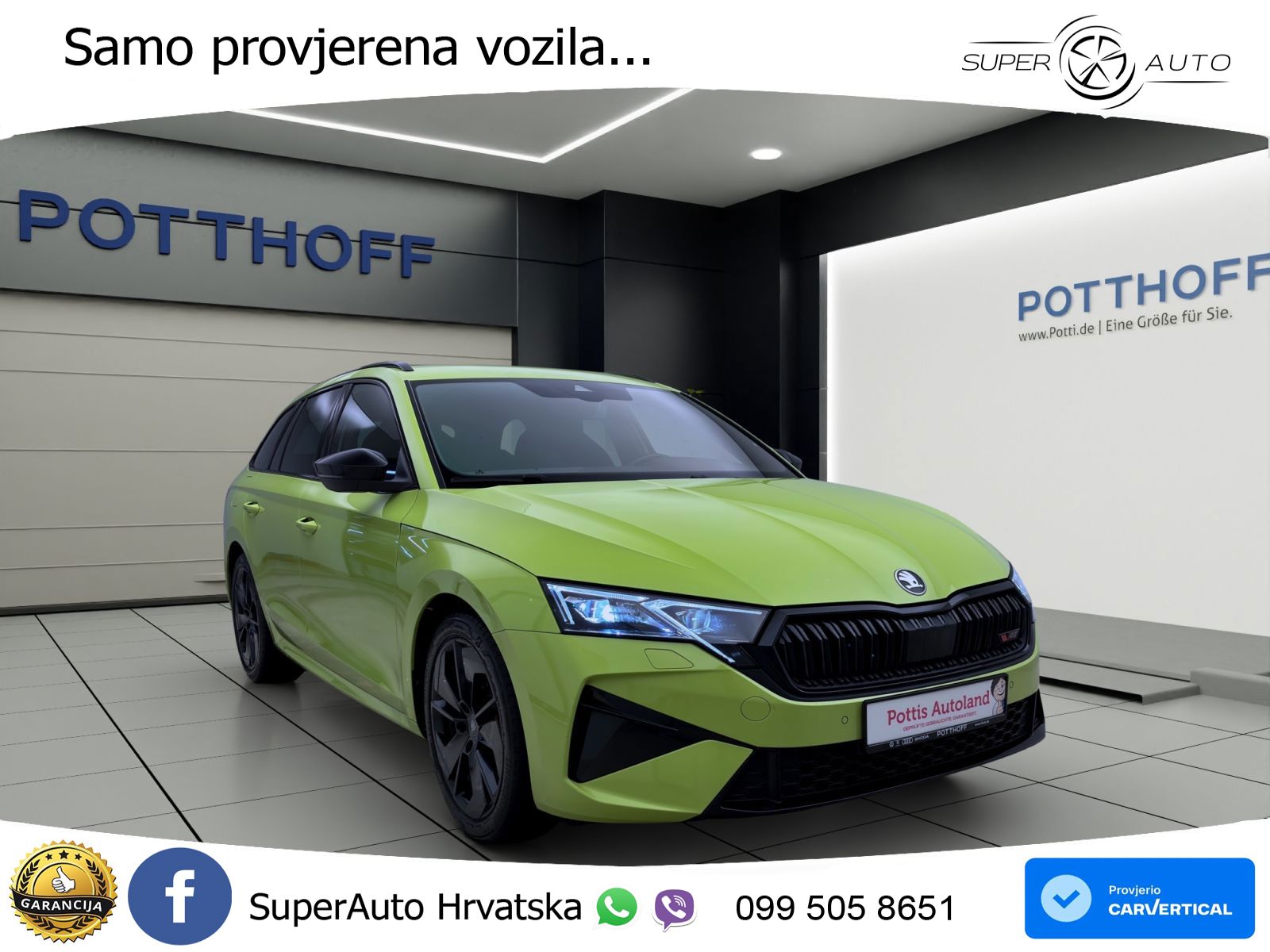 Škoda Octavia Combi RS 2.0 TSI (265 KS) DSG LED+GR SJED+ACC