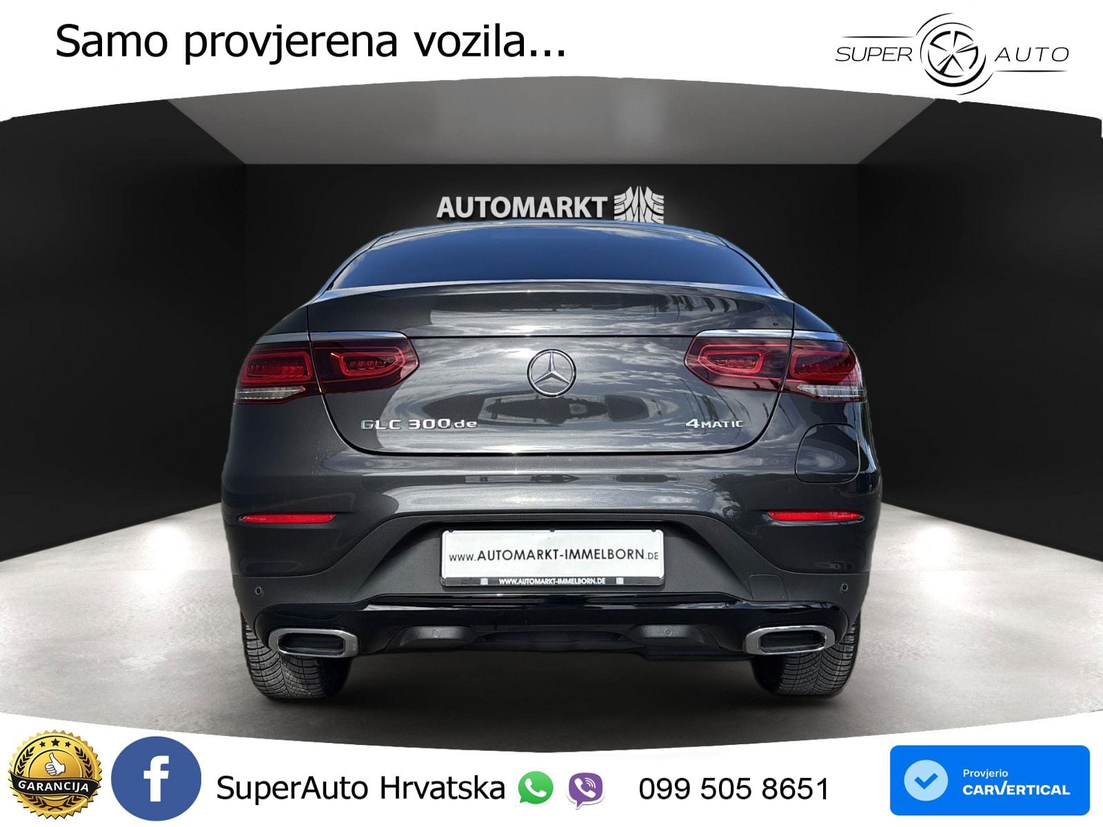 Mercedes GLC Coupe 300de (306 KS) 4MATIC 9G-TRONIC Exclusive