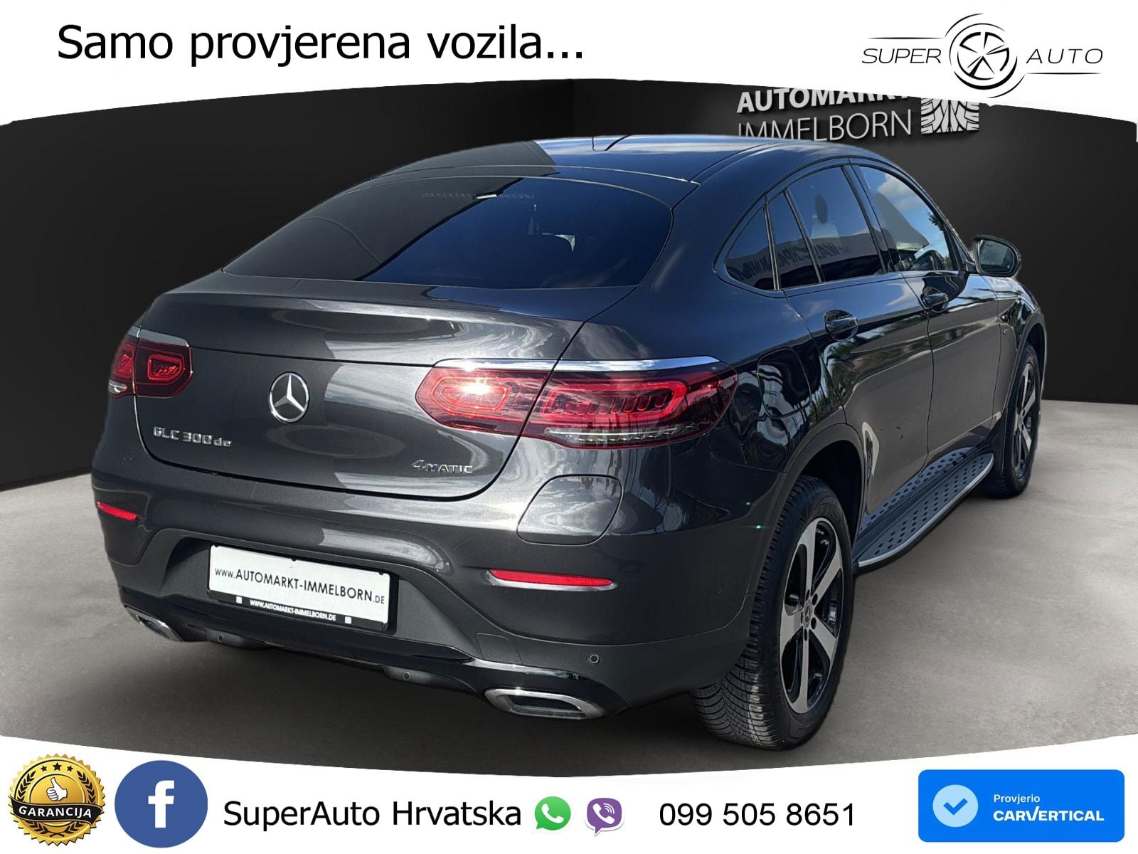 Mercedes GLC Coupe 300de (306 KS) 4MATIC 9G-TRONIC Exclusive