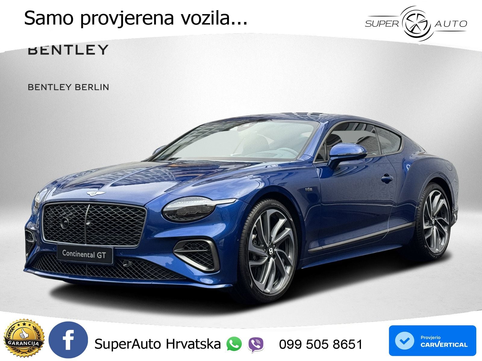 Bentley Continental GT IV 4.0 V8 TFSi (782 KS) AWD DCT LED+GR SJED+ACC