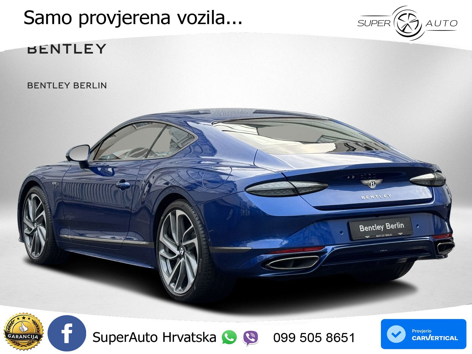 Bentley Continental GT IV 4.0 V8 TFSi (782 KS) AWD DCT LED+GR SJED+ACC