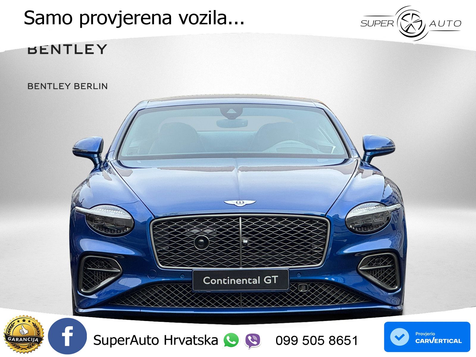 Bentley Continental GT IV 4.0 V8 TFSi (782 KS) AWD DCT LED+GR SJED+ACC
