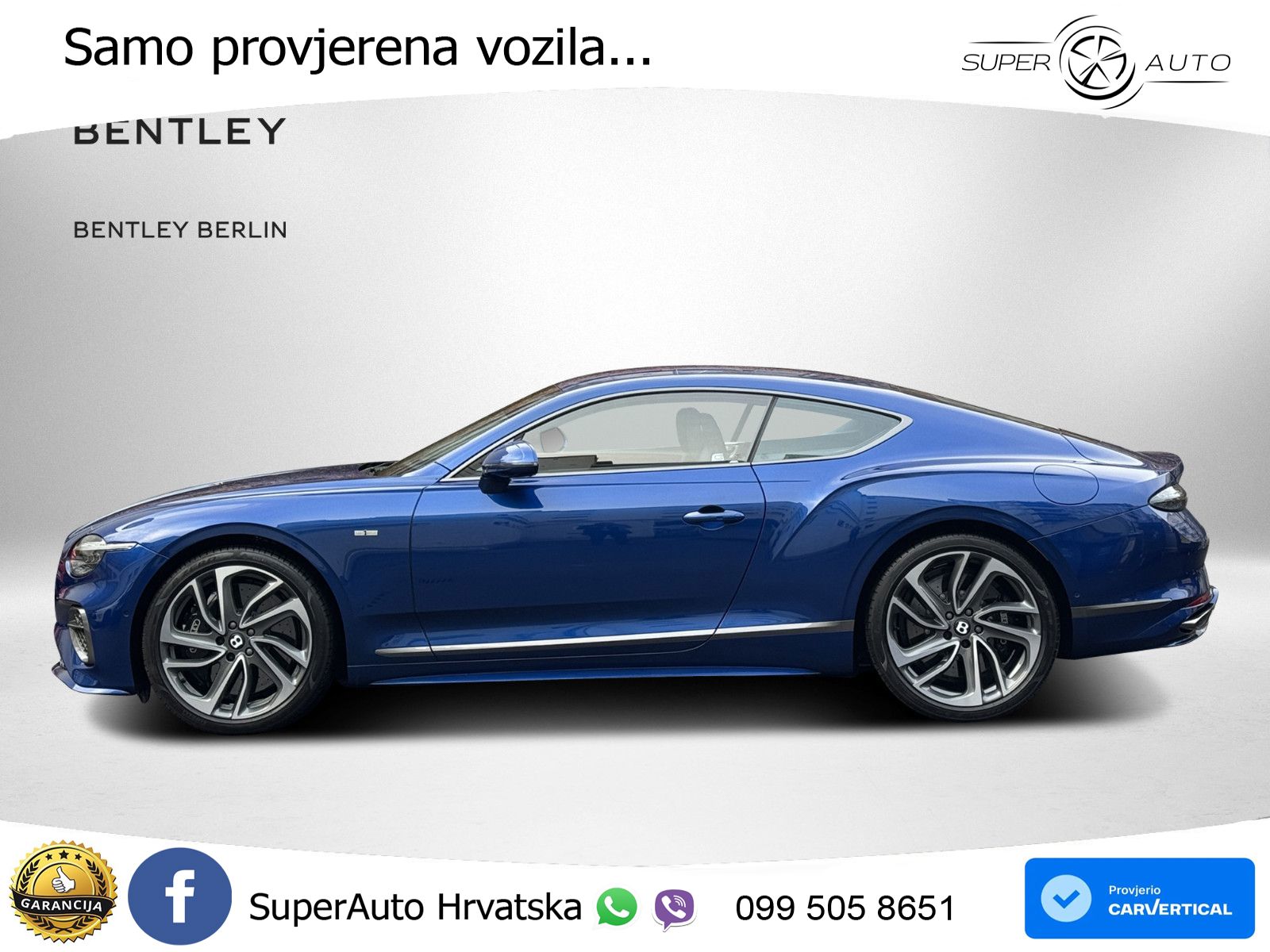 Bentley Continental GT IV 4.0 V8 TFSi (782 KS) AWD DCT LED+GR SJED+ACC