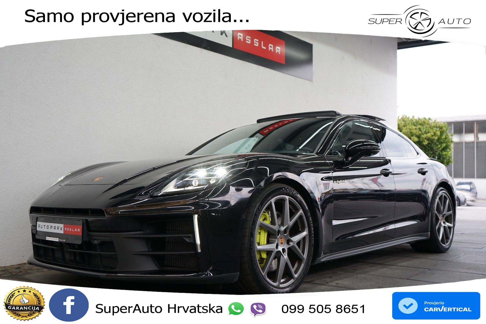 Porsche Panamera 4 2.9 V6 (470 KS) E-Hybrid PDK ACC+HEAD+4xGR SJED+360+PANO