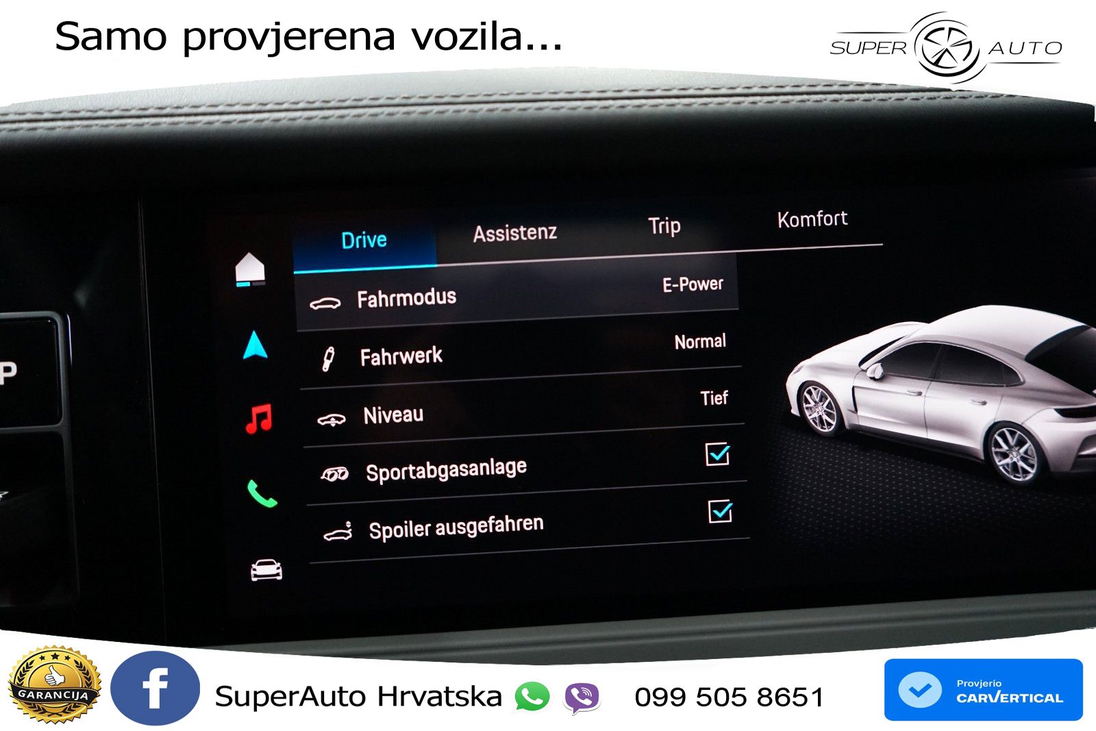 Porsche Panamera 4 2.9 V6 (470 KS) E-Hybrid PDK ACC+HEAD+4xGR SJED+360+PANO
