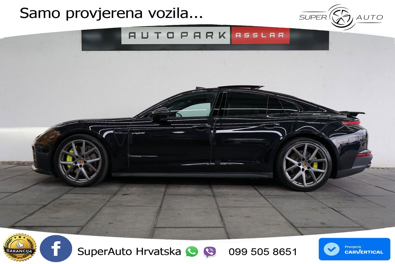 Porsche Panamera 4 2.9 V6 (470 KS) E-Hybrid PDK ACC+HEAD+4xGR SJED+360+PANO