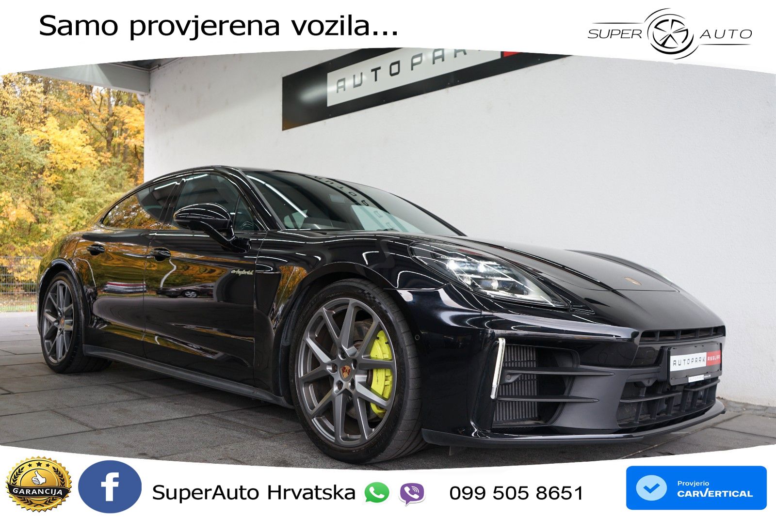 Porsche Panamera 4 2.9 V6 (470 KS) E-Hybrid PDK ACC+HEAD+4xGR SJED+360+PANO