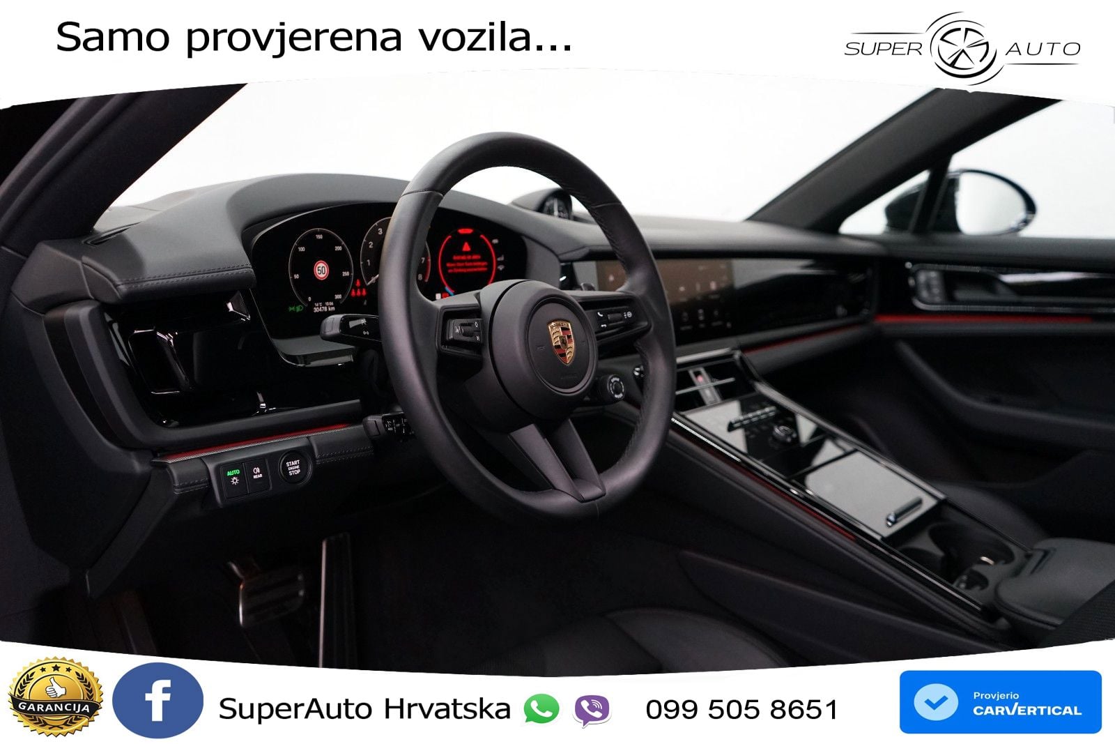 Porsche Panamera 4 2.9 V6 (470 KS) E-Hybrid PDK ACC+HEAD+4xGR SJED+360+PANO