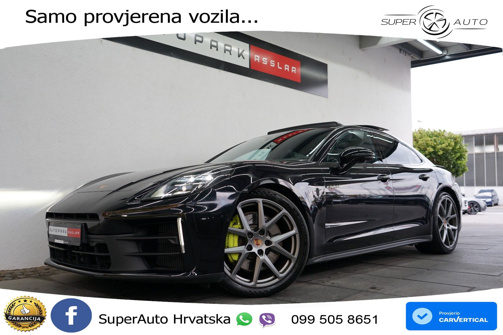 Porsche Panamera 4 2.9 V6 (470 KS) E-Hybrid PDK ACC+HEAD+4xGR SJED+360+PANO