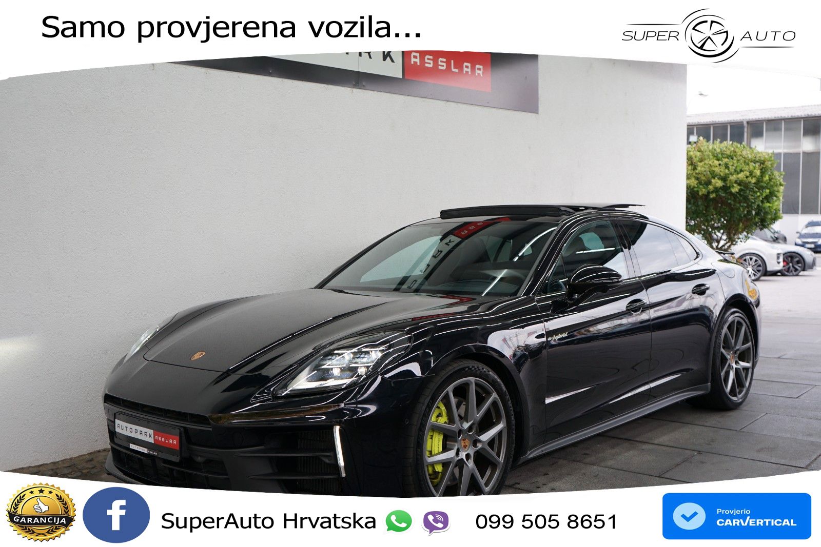 Porsche Panamera 4 2.9 V6 (470 KS) E-Hybrid PDK ACC+HEAD+4xGR SJED+360+PANO